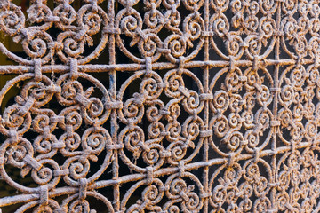 Arabic iron pattern, oriental islamic ornament. Moroccan tile, or Moroccan zellij - traditional mosaic