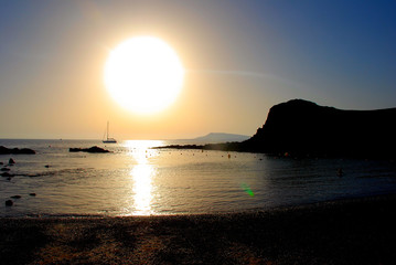 PLAYA DE PAPAGAYO EN LANZAROTE. ISLAS CANARIAS