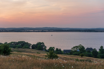 The landscape on island Ruegen, Germany