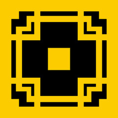 Obraz premium Vector modern geometric tile pattern. Abstract art deco geometrical vintage background