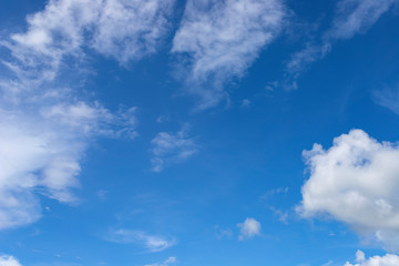 Obraz premium blue sky with clouds background