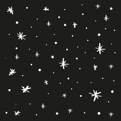 Black and white pattern, background with dots