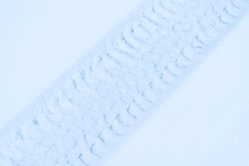 snow texture with wheel protector