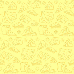 cheese seamless pattern