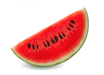  watermelon on white background.
