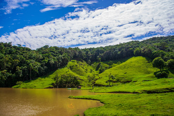 lake in mountains