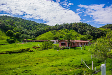 house in the mountains