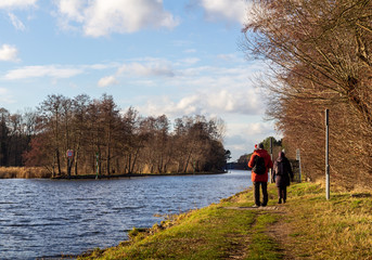 Wanderung am Fluss