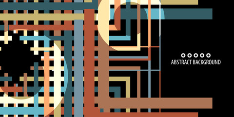 Geometric colorful abstract background