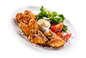 Roast chicken wings