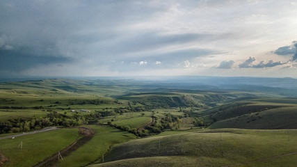 Naklejka premium mountains landscape. mountains. nature