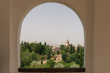 Girl Contemplating Alhambra