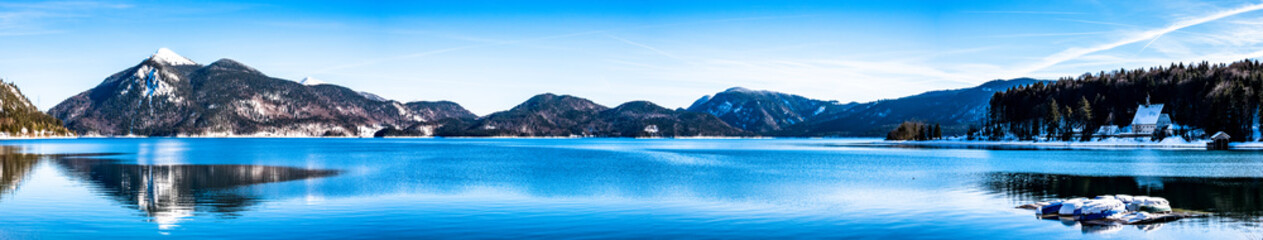 Obraz premium walchensee lake
