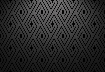 The geometric pattern with lines. Seamless vector background. Black texture. Graphic modern pattern. Simple lattice graphic design