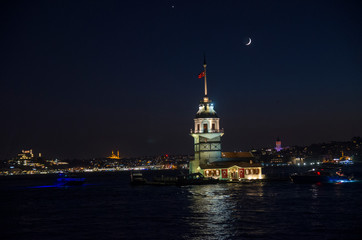 Naklejka premium Maidens Tower in Uskudar