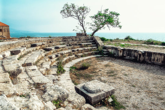 Roman Theater in Byblos (jubail) lebanon