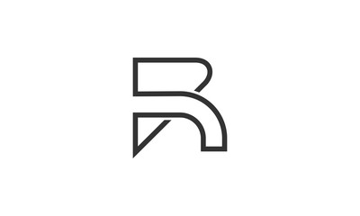 letter R monogram logo