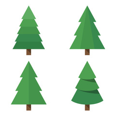 tree vector set images