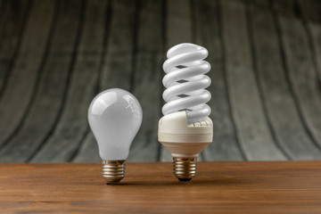 Glühbirne vs Energiesparlampe