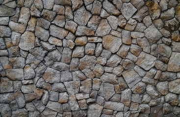 natural old grey stone wall texture background