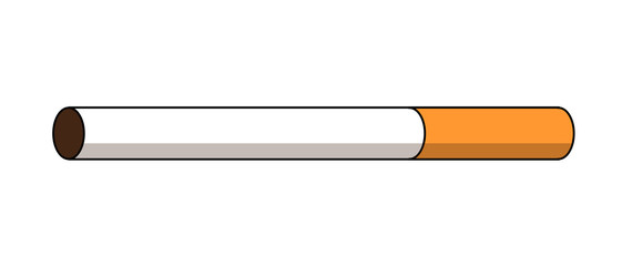 cigarette isolated on white background