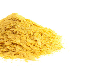 Flakes of Yellow Nutritional Yeast a Cheese Substitute and Seasoning for Vegan Diets