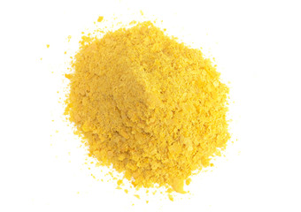 Flakes of Yellow Nutritional Yeast a Cheese Substitute and Seasoning for Vegan Diets