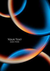 Techno vector background