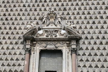 Obraz premium Gesu Nuovo Church in Naples, Italy