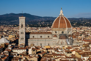 Fototapeta na wymiar Firenze, panorama cittadino