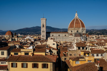 Fototapeta na wymiar Firenze, panorama cittadino