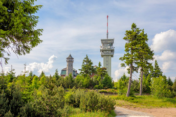 Obraz premium Keilberg - Klínovec im Erzgebirge