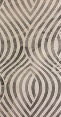 ceramic tile with abstract geometric pattern