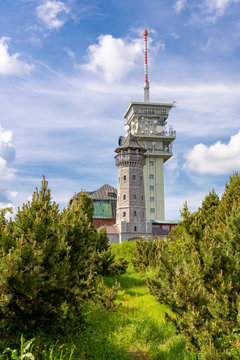 Aussichts- und  Fernsehturm am Keilberg - Kl&iacute;novec im Erzgebirge