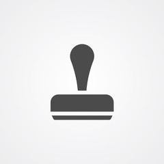 Stamp vector icon sign symbol