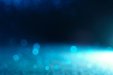 blue and white glitter abstract bokeh background Christmas	
