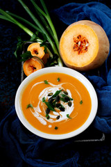 Pumpkin cream soup