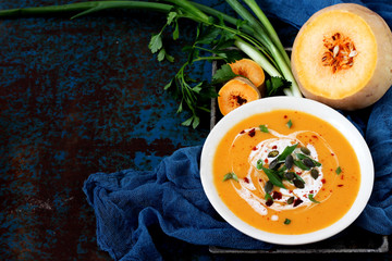 Pumpkin cream soup