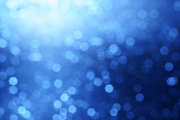 blue and white glitter abstract bokeh background Christmas	