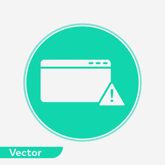 Website vector icon sign symbol