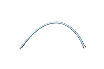 hydraulic high pressure hose isolated on white background