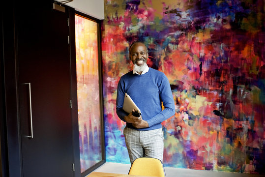 Portrait of a senior black creative professional