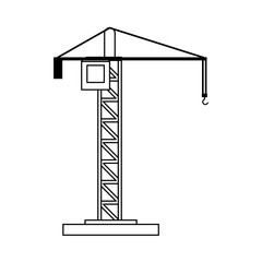 Construction crane hook