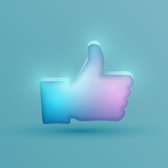 Obraz premium Neon like symbol, vector