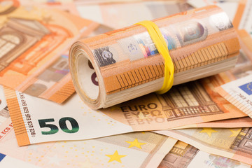 Euro Money. euro cash background. Euro Money Banknotes