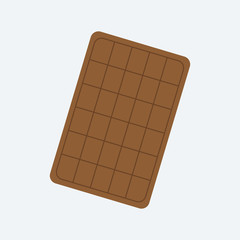 Chocolate. Chocolate bar. Vector illustration. EPS 10.