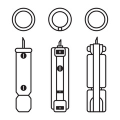 Round Glucometer Blood Lancet