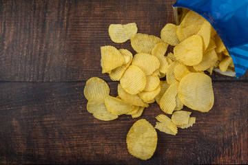 crispy potato chips