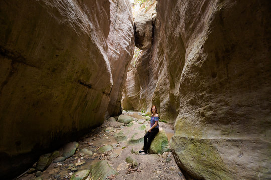 Avakas Gorge valley on Cyprus