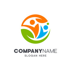 healthy family logo design